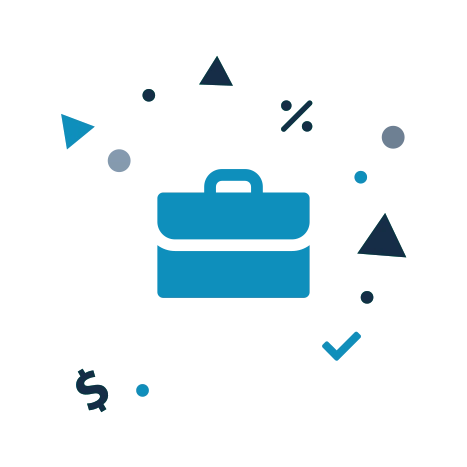 Styled Briefcase Icon